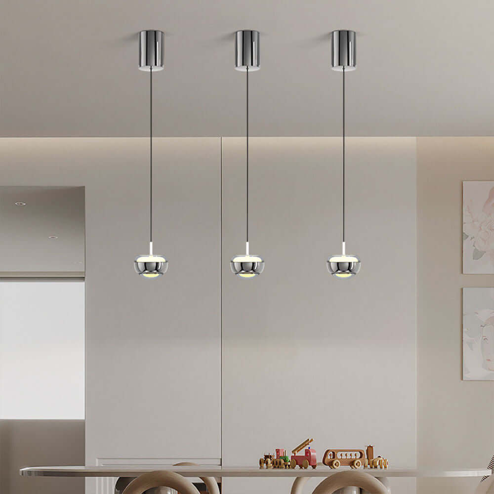 Moderne LED Pendellampe med Halvcirkel Design