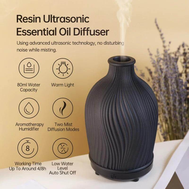Ultralyd Aroma Diffuser, Luftfugter, Boho Vase