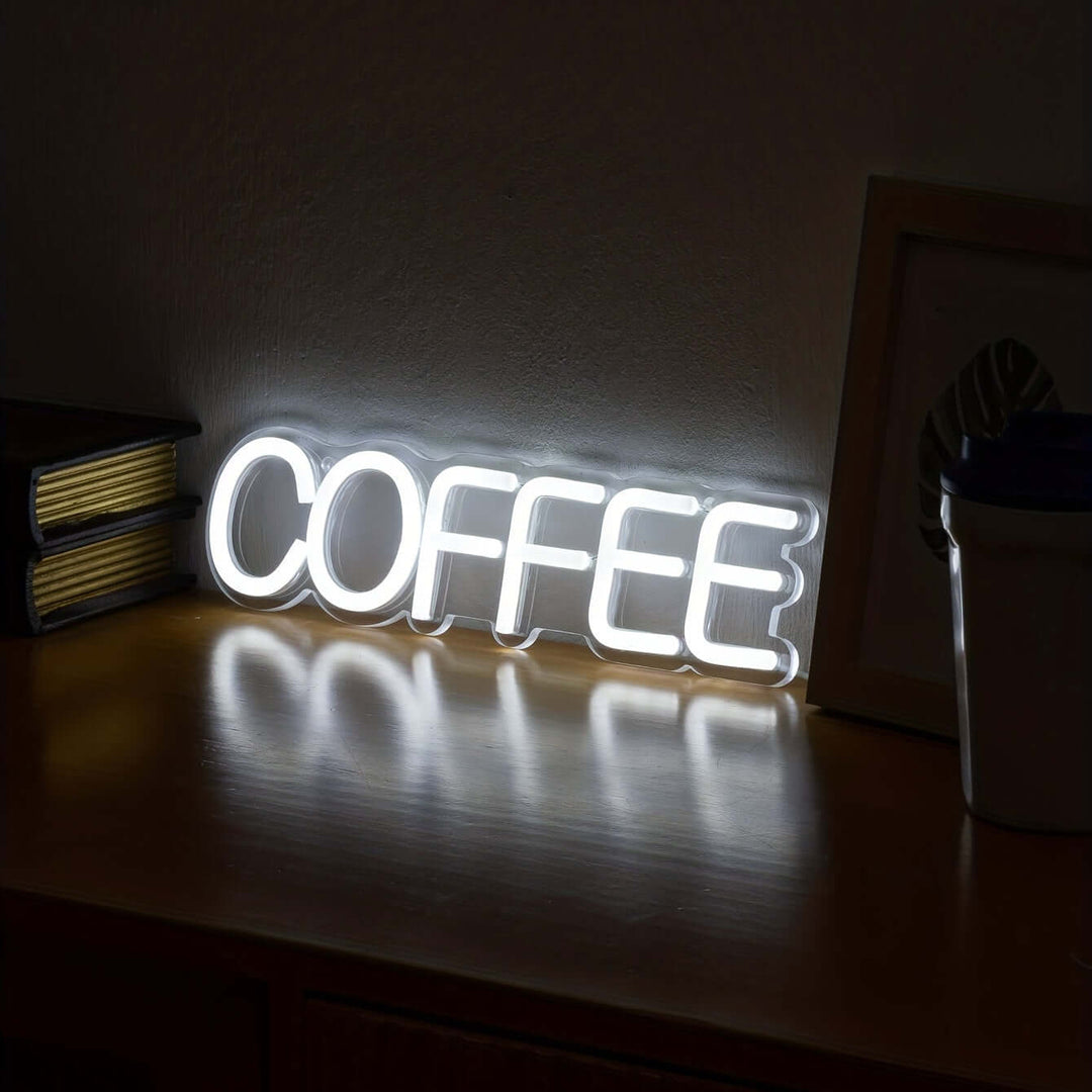 LED natlampe med kaffedesign - stemningslys