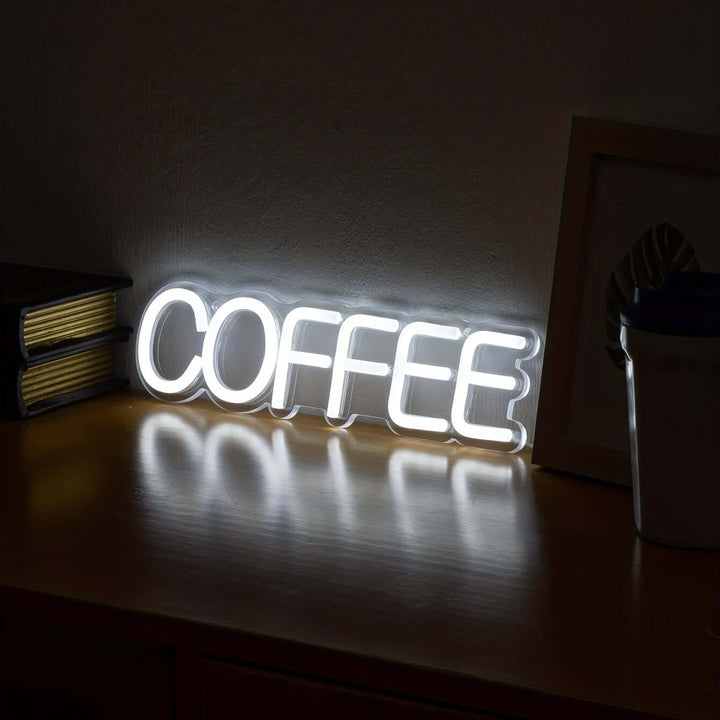 LED natlampe med kaffedesign - stemningslys