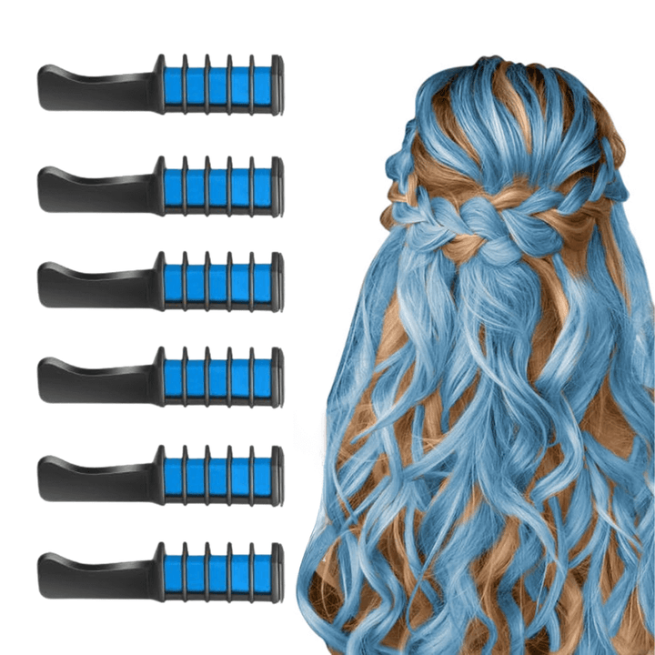 Vaskbar Hårkridtkam - Midlertidig Hårfarve