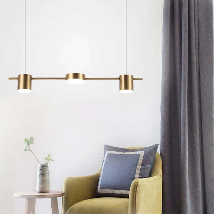 Moderne LED Pendellampe i Trommedesign