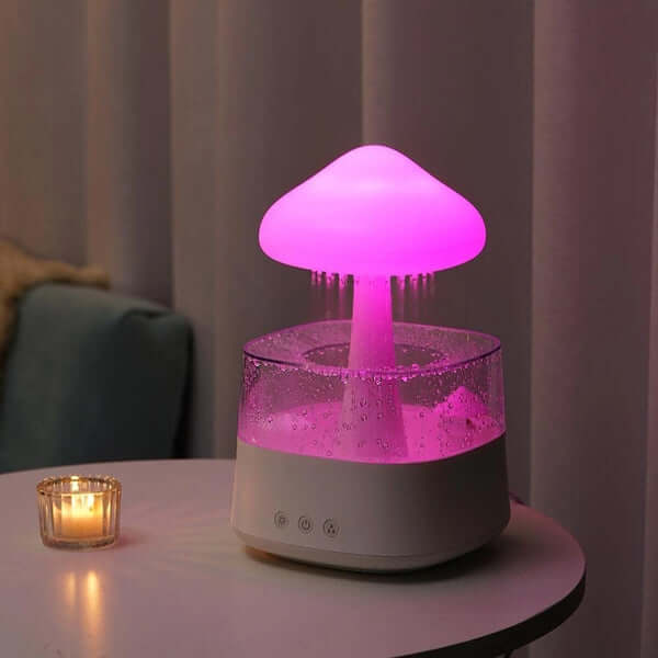 Ultralyd Luftfugter med Natlys & Aroma Diffuser