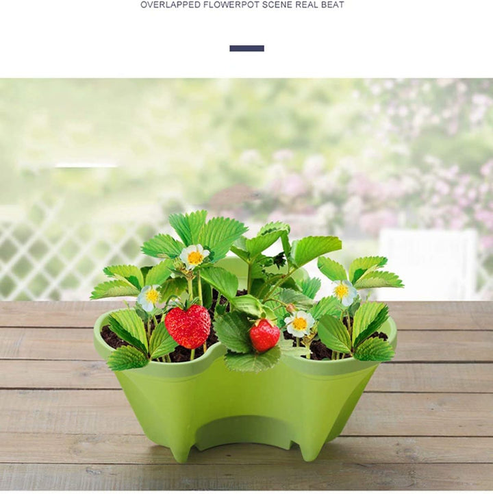 6-lags vertikalt plantetårn: Pladsbesparende tårn til blomster, urter og grøntsager i moderne design