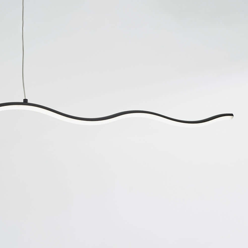 Moderne LED-pendellampe med bølgedesign