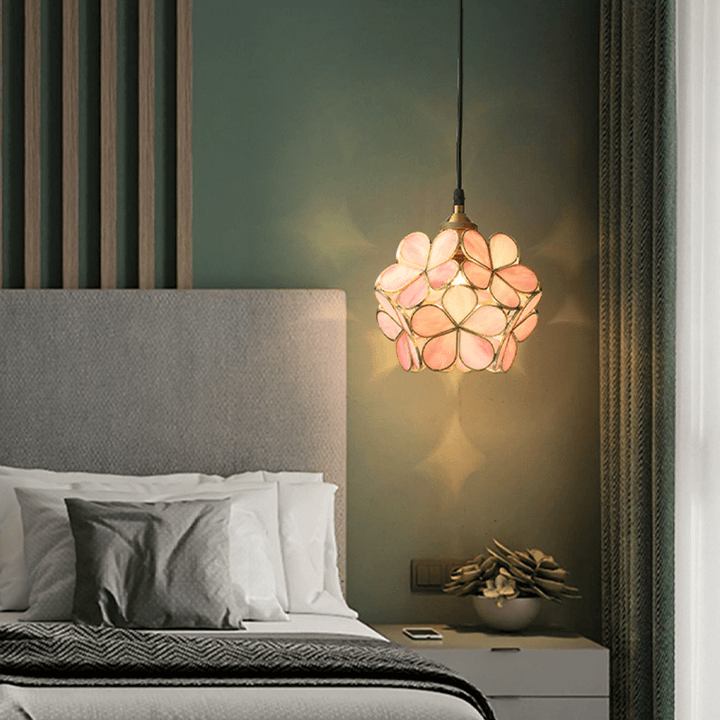 Moderne Nordisk Glas Blomsterpendel Lys