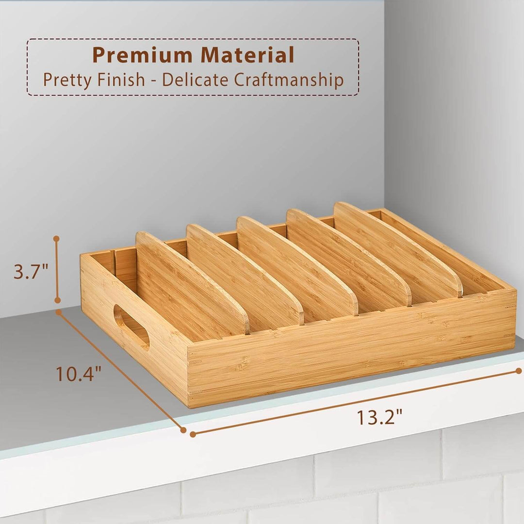 Justerbar Bambuslågsorganisator til Køkken