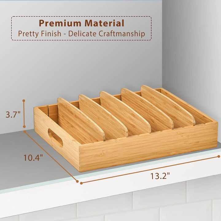 Justerbar Bambuslågsorganisator til Køkken