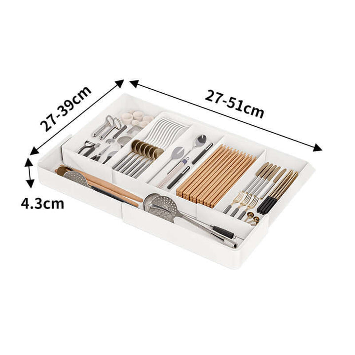 Køkken Skuffe Organizer - Bestik- og Redskabssystem