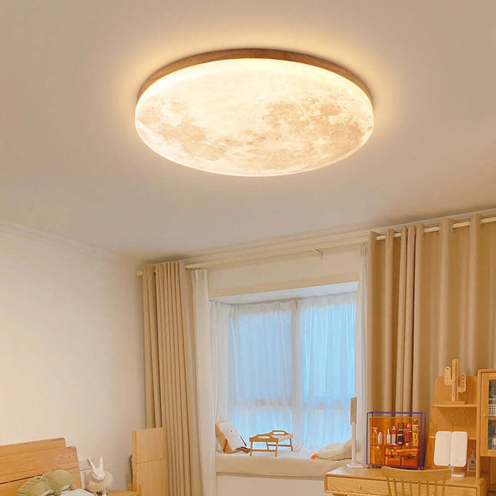 Måneformet LED Loftlampe - Moderne Design