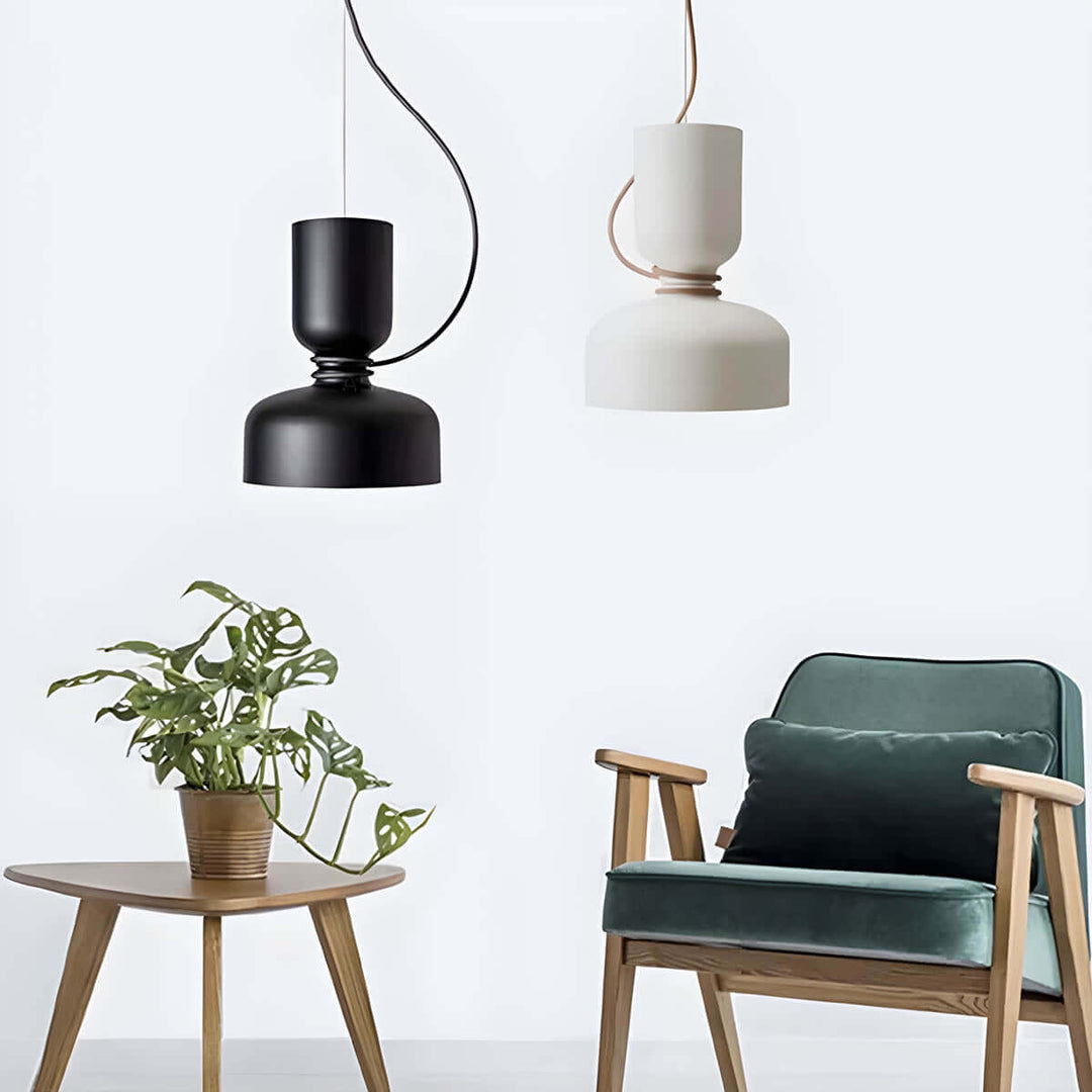 Geometrisk LED Pendellampe i Moderne Design
