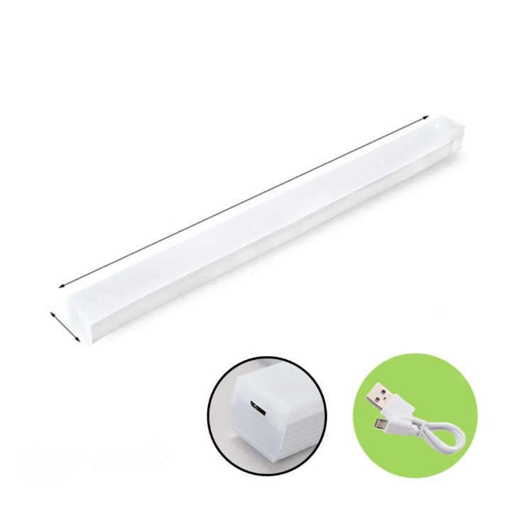 LED natlampe med bevægelsessensor - Genopladelig