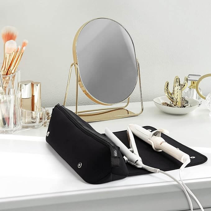 Varmebestandig Stylingmåtte & Rejsetaske 2-i-1