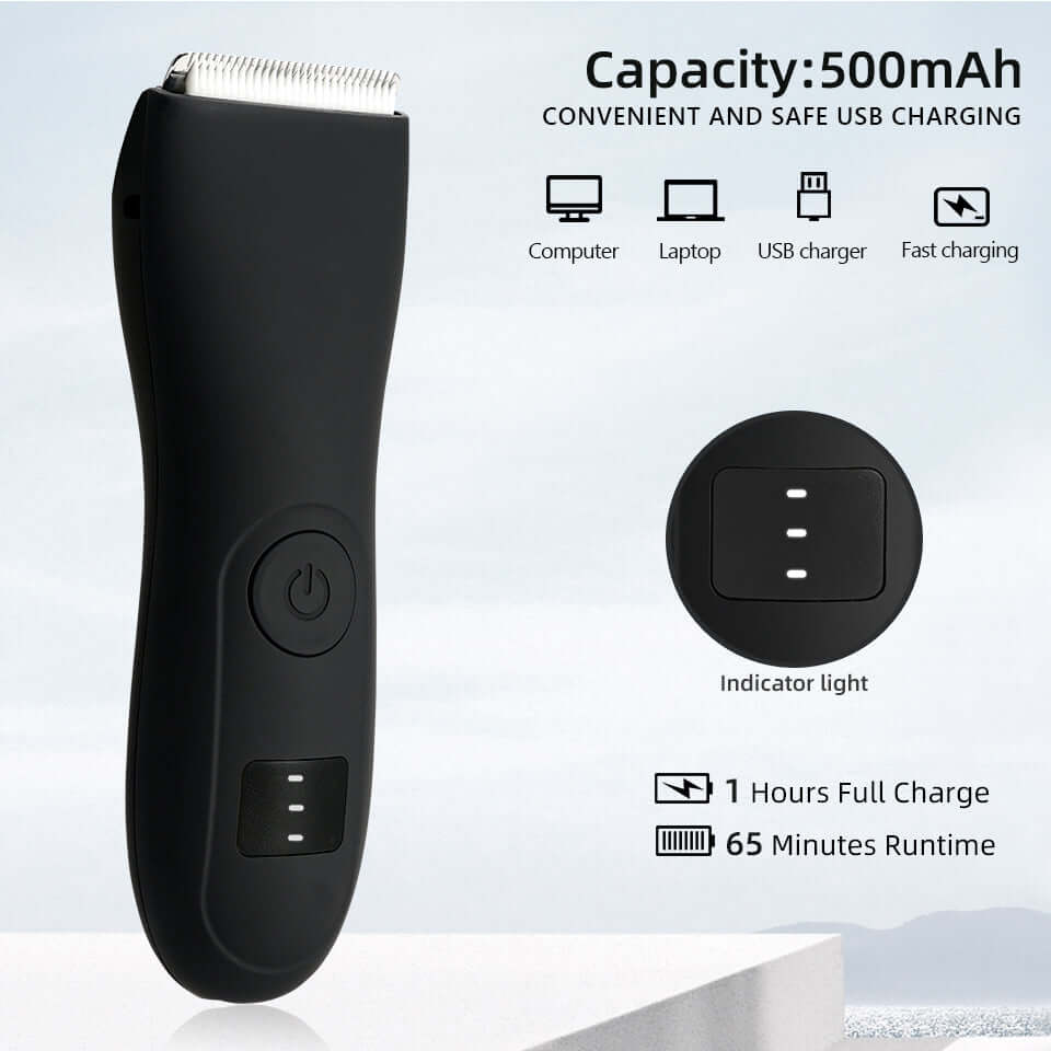 Unisex kropshårtrimmer & barbermaskine