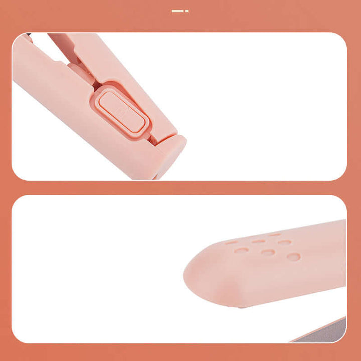 2-i-1 Glattejern & Krøllejern - USB