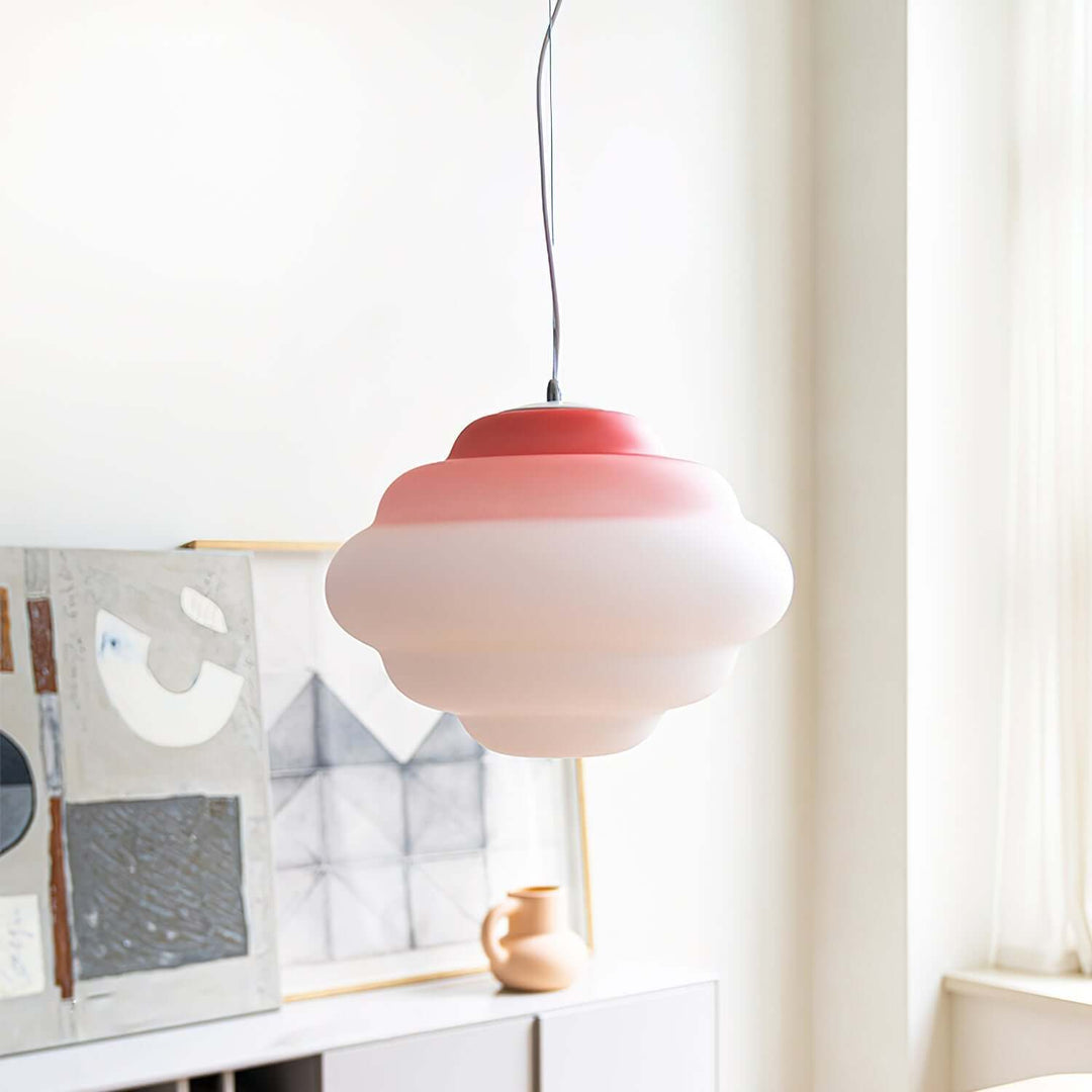 Gradient Sky Cloud Pendel Lampe