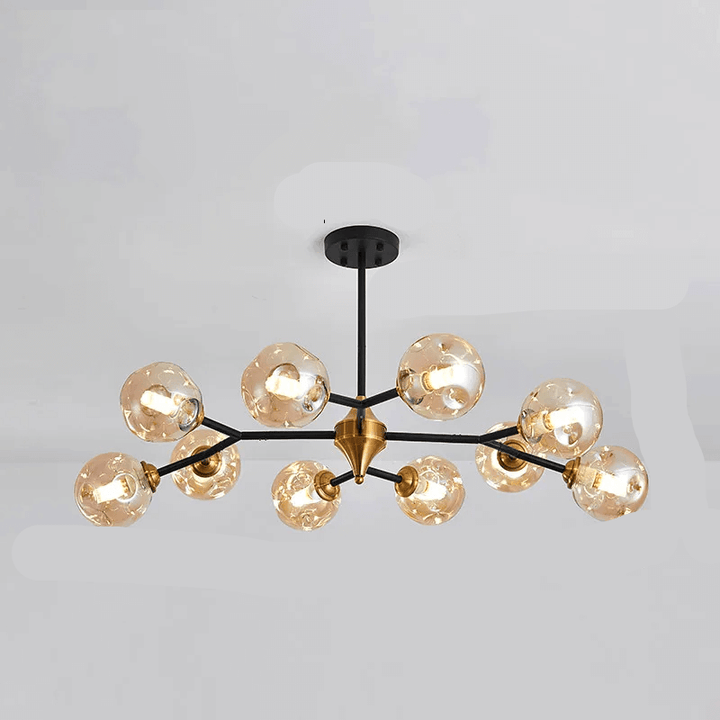 Moderne LED glaskronelysekrone