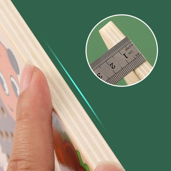 Montessori Træ Pindsvin Regnespil - Tæl og Lær