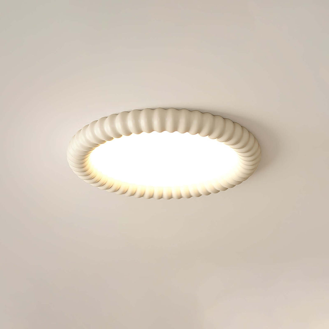 LED Loftloftslampe med bølge-design
