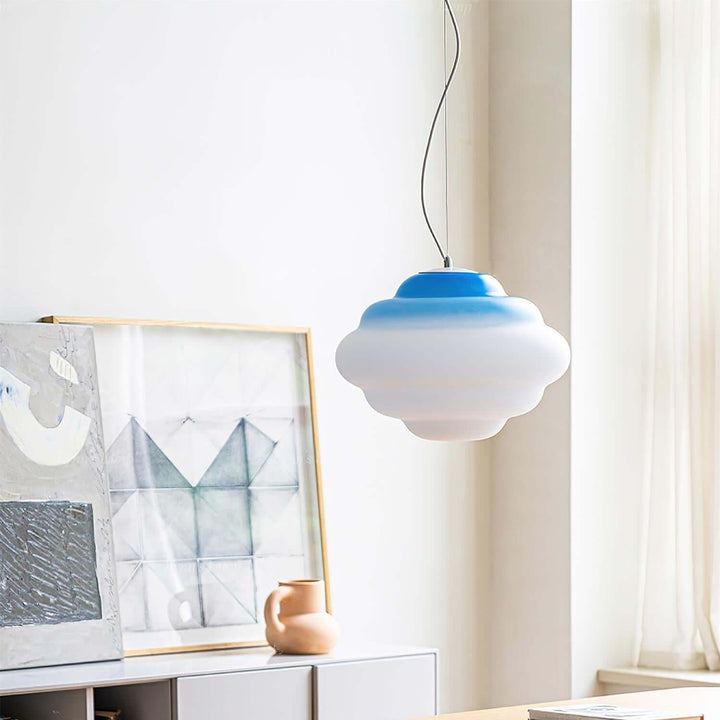 Gradient Sky Cloud Pendel Lampe