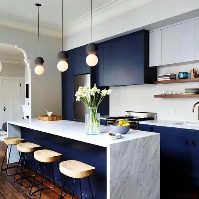 Hængelampe af Cement og Glas