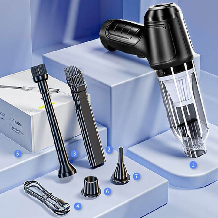 Bærbar trådløs bilstøvsuger til hjemmet