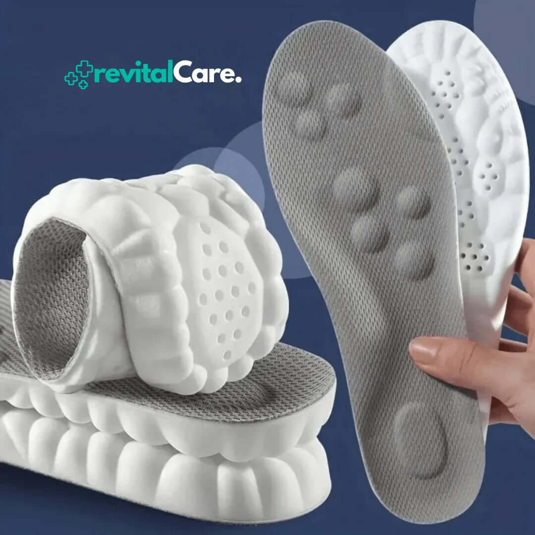 Komfort 4D Indlægssåler - Ergonomiske Fodsenge