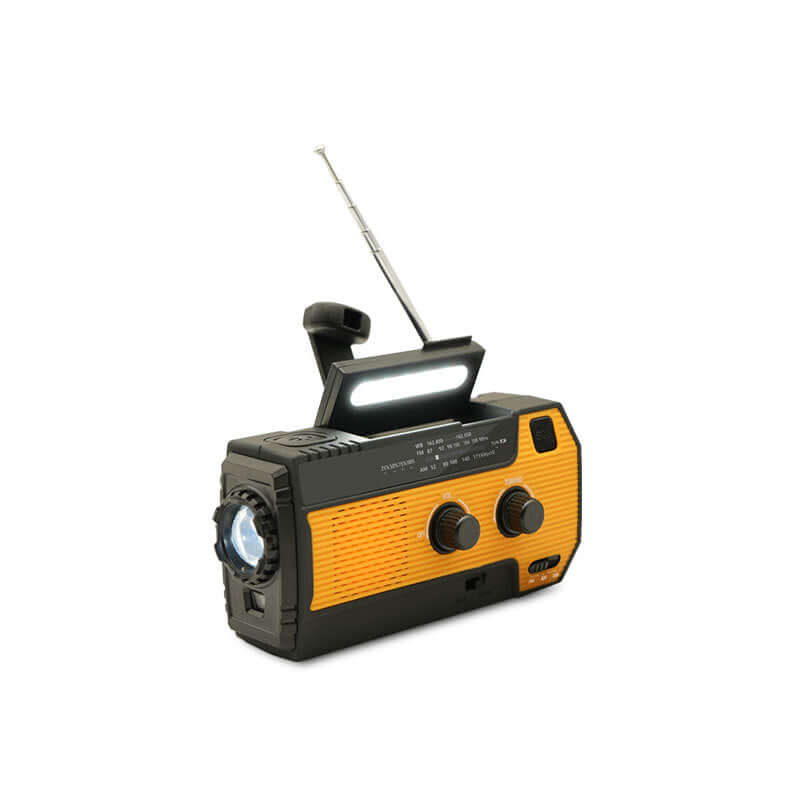 Bærbart Nødradio Solar Håndsvingradio Powerbank