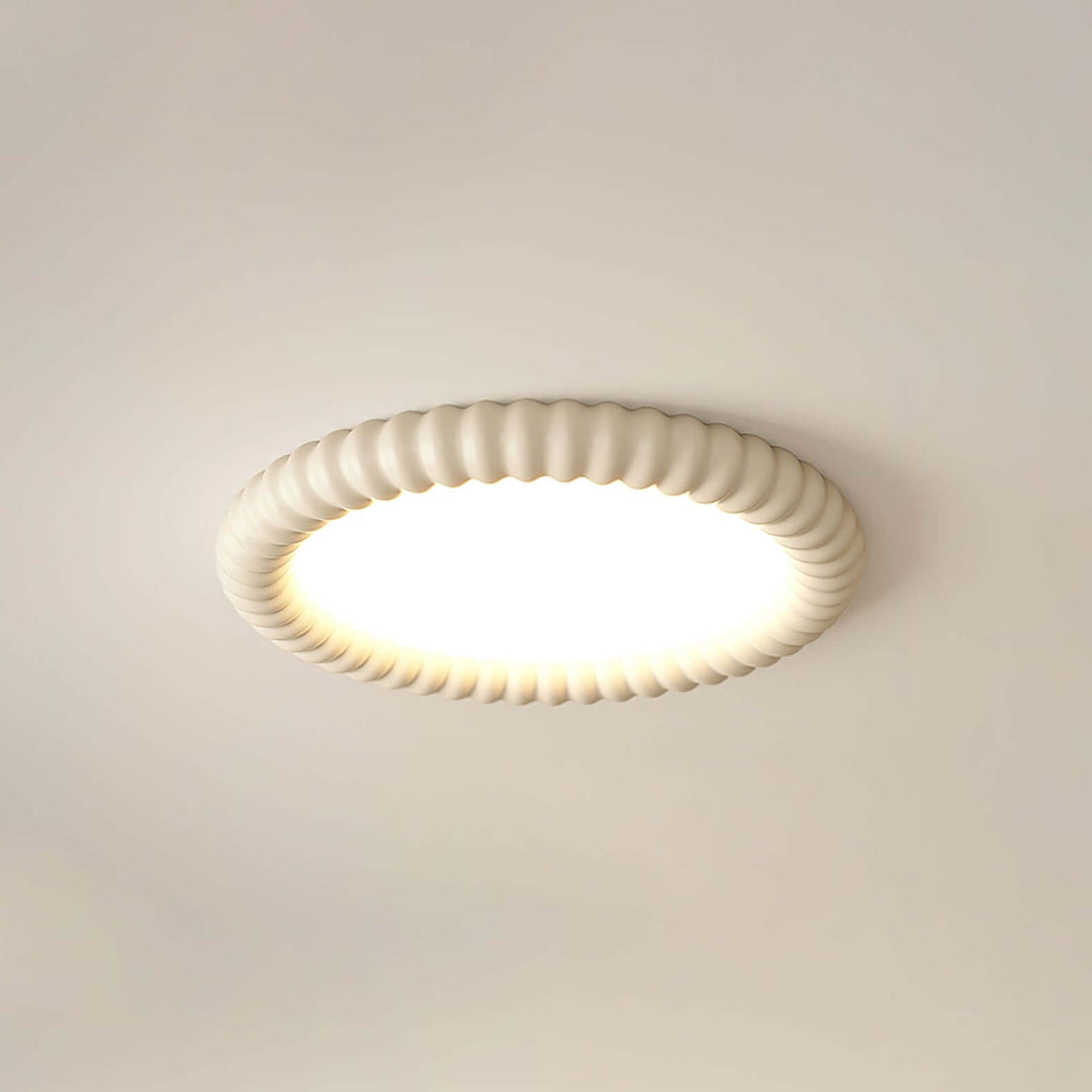 LED Loftloftslampe med bølge-design