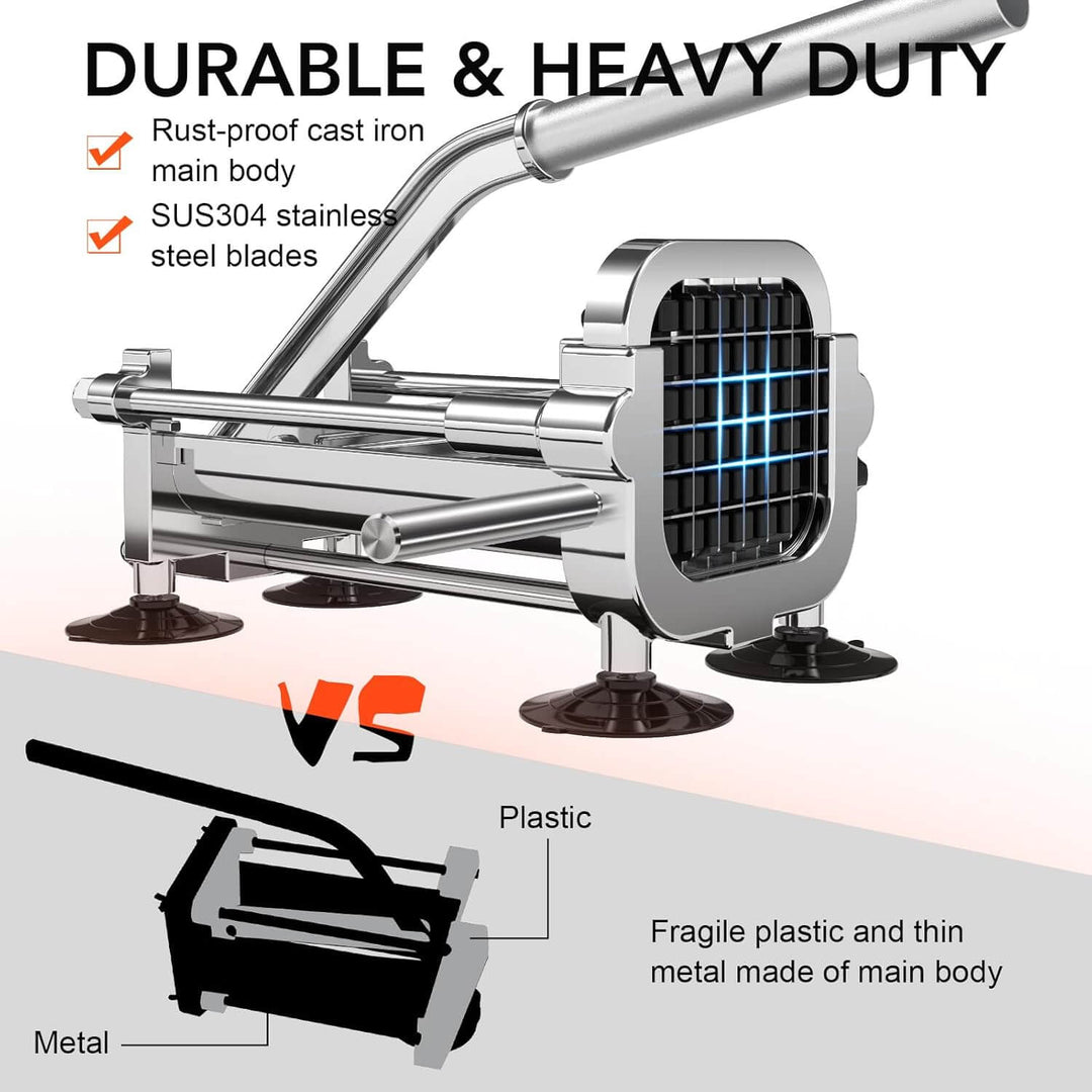 Pomfritsskærer i rustfrit stål