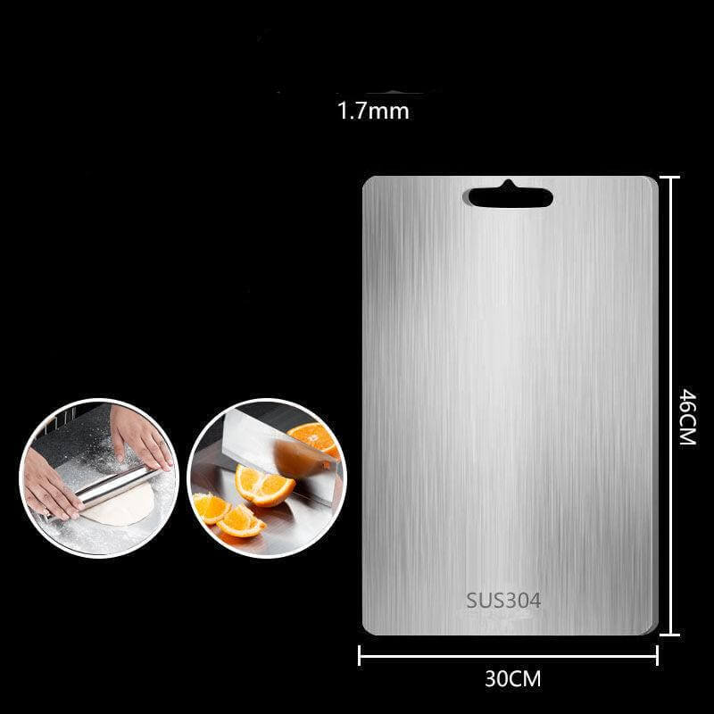 Robust og Hygiejnisk Skærebræt i Titanium til Køkkenet