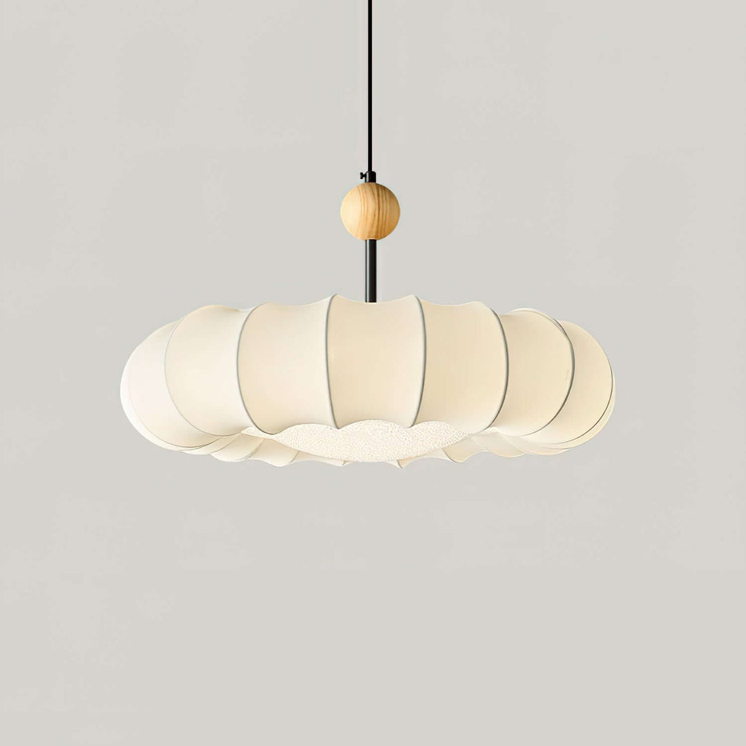 Elegant Pendellampe med Stofskærm 50cm