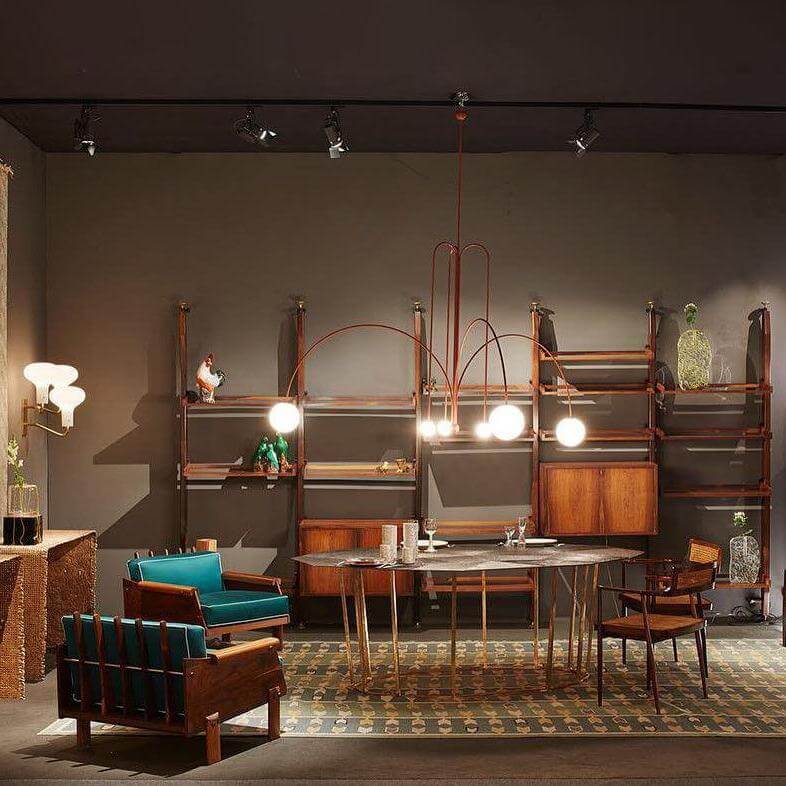 Elegant Glas & Metal Pendel Lampe