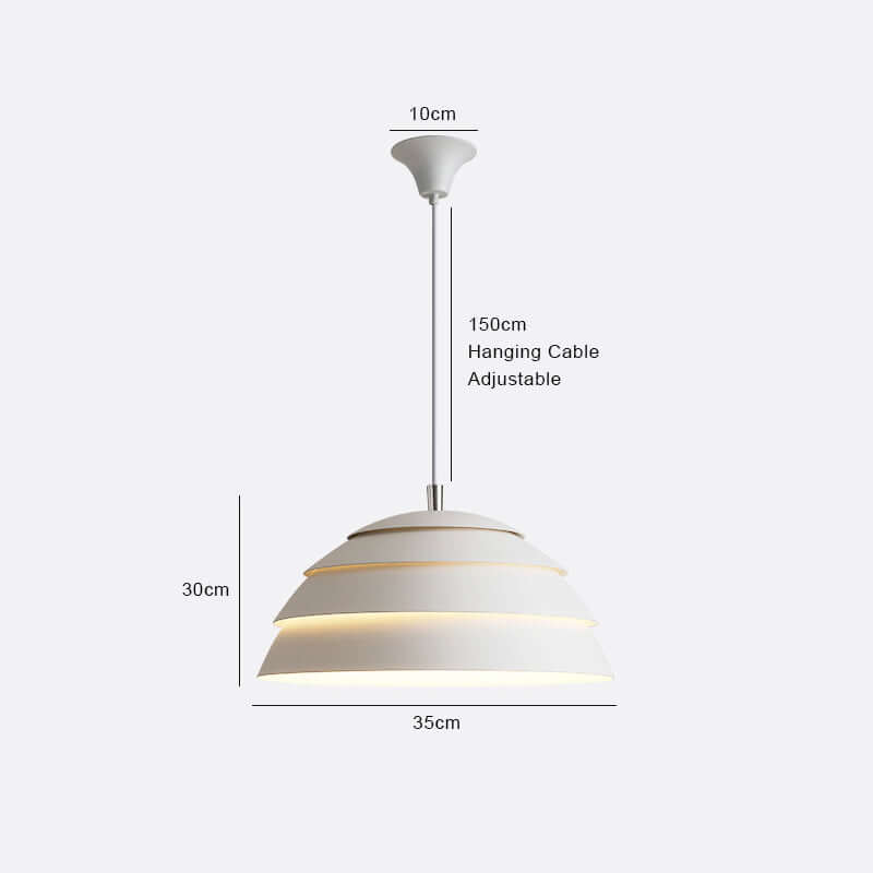 Moderne LED Pendel Lampe - Kuppel Design