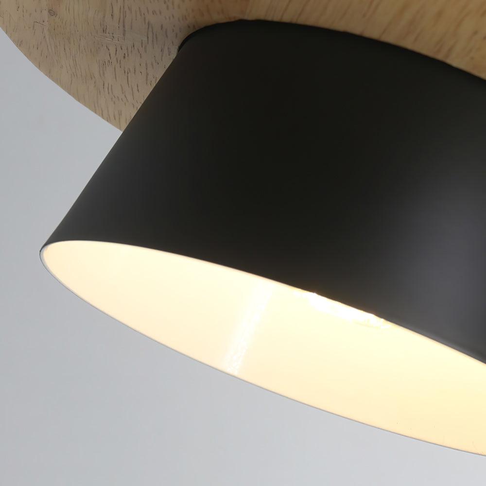 Træ og Sten Pendel Designer Lampe