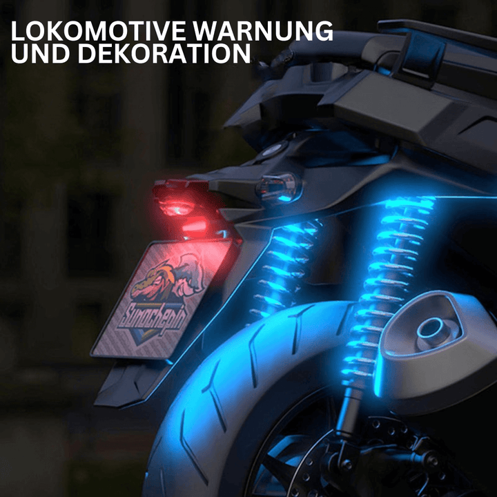 LED Lommelygte, 7 Farver, 7 Tilstande, Vandtæt