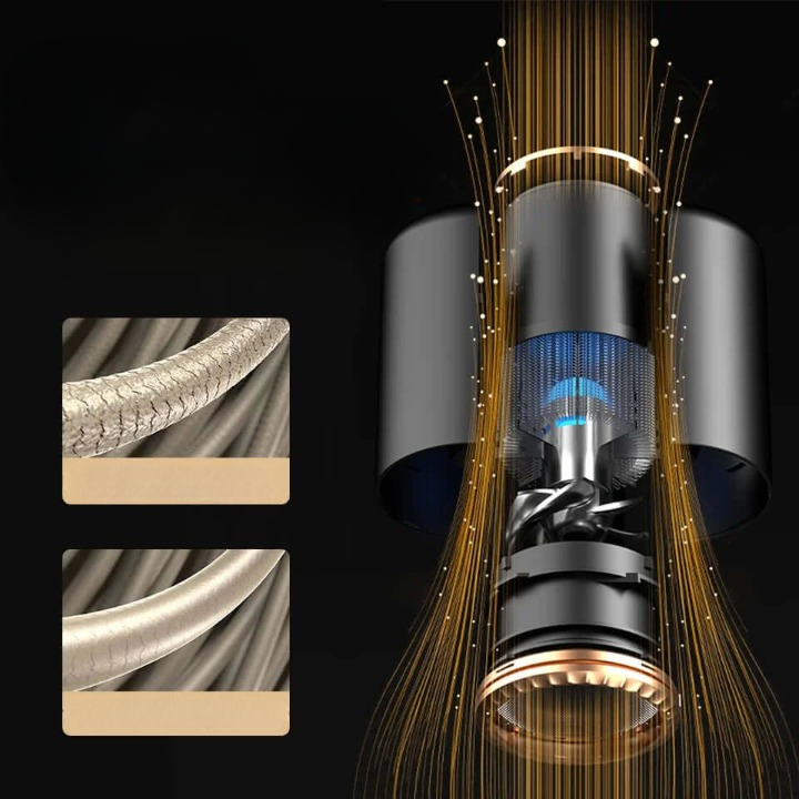 Hårtørrer med kold og varm luft