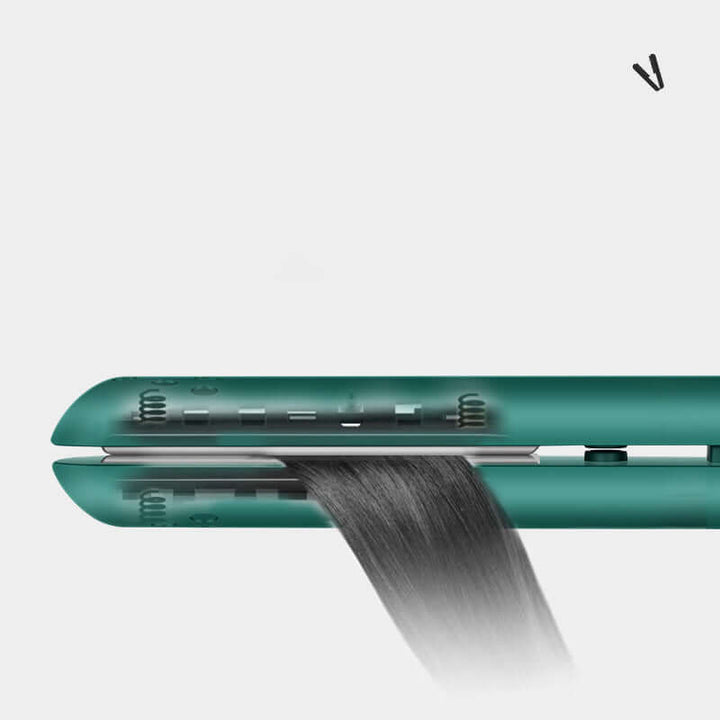 2-i-1 Glattejern & Krøllejern - USB