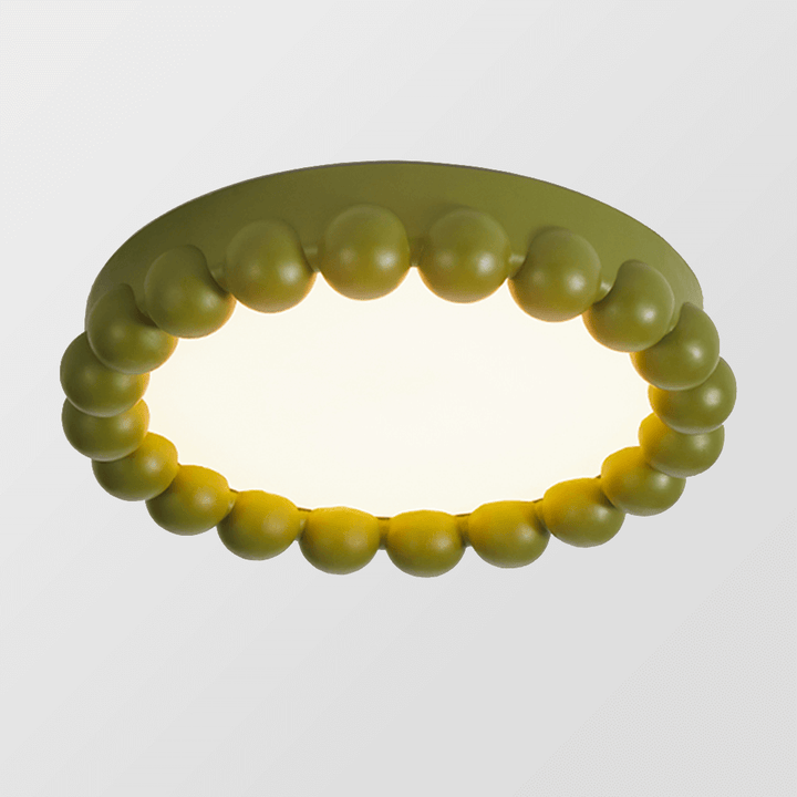 Moderne loftslampe i harpiks og akryl