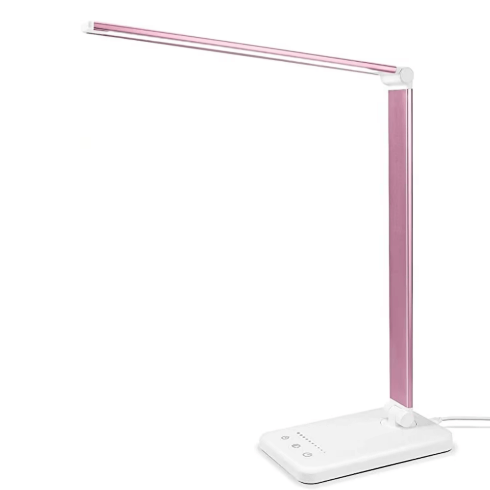 Justerbar LED Skrivebordslampe med USB-port