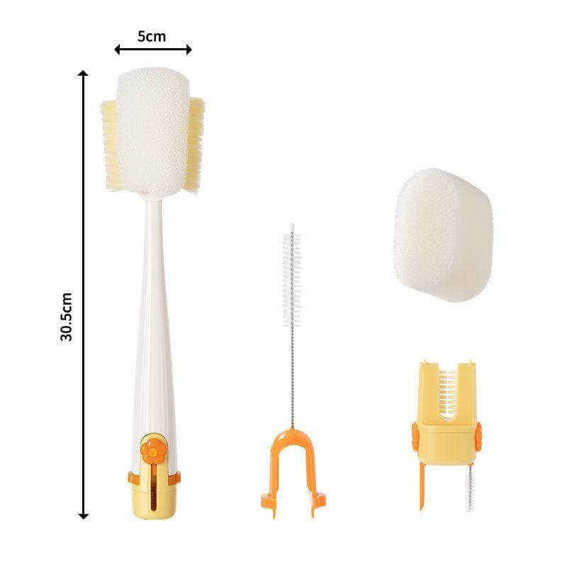 5-delt flaskerengøringssæt - Effektivt og Hygiejnisk