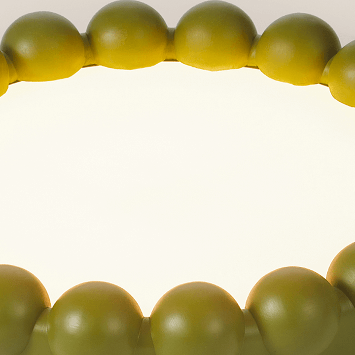 Moderne loftslampe i harpiks og akryl