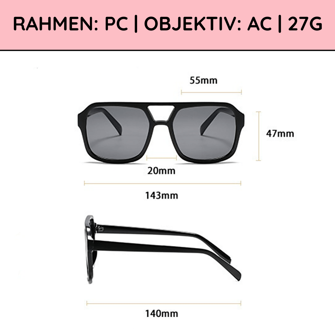 Kvadratiske Candy Solbriller til Kvinder