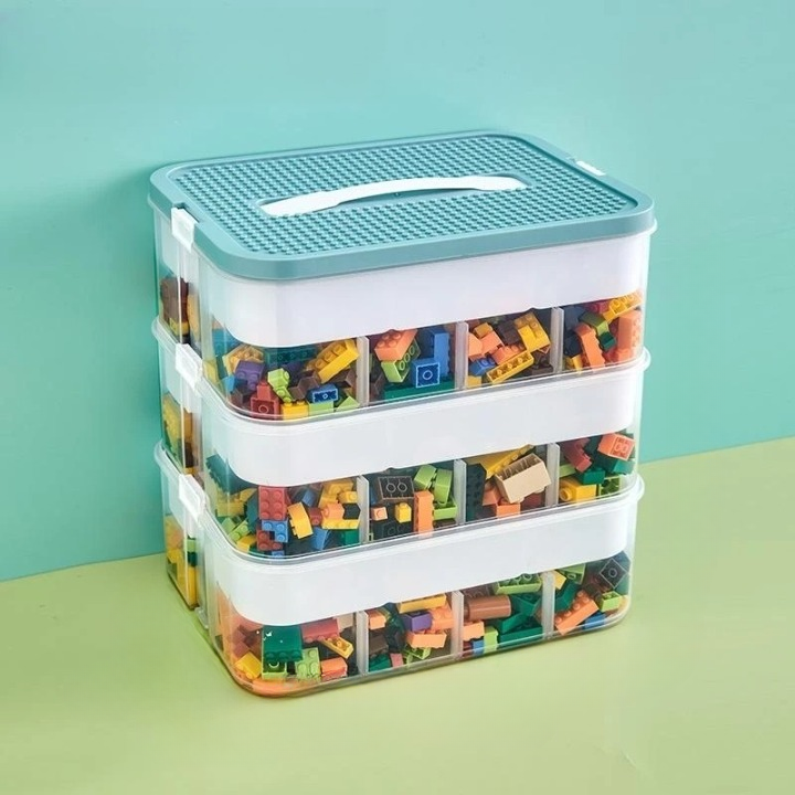 Stabelbar Legetøjsorganisator til Hjemmet
