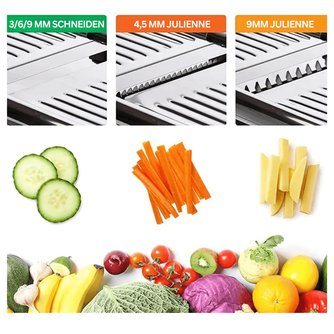 Justerbar Mandolinjern i Rustfrit Stål