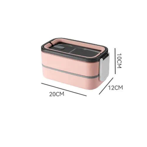 Rustfri Stål Bentoboks 2-lags - Frisk & Organiseret