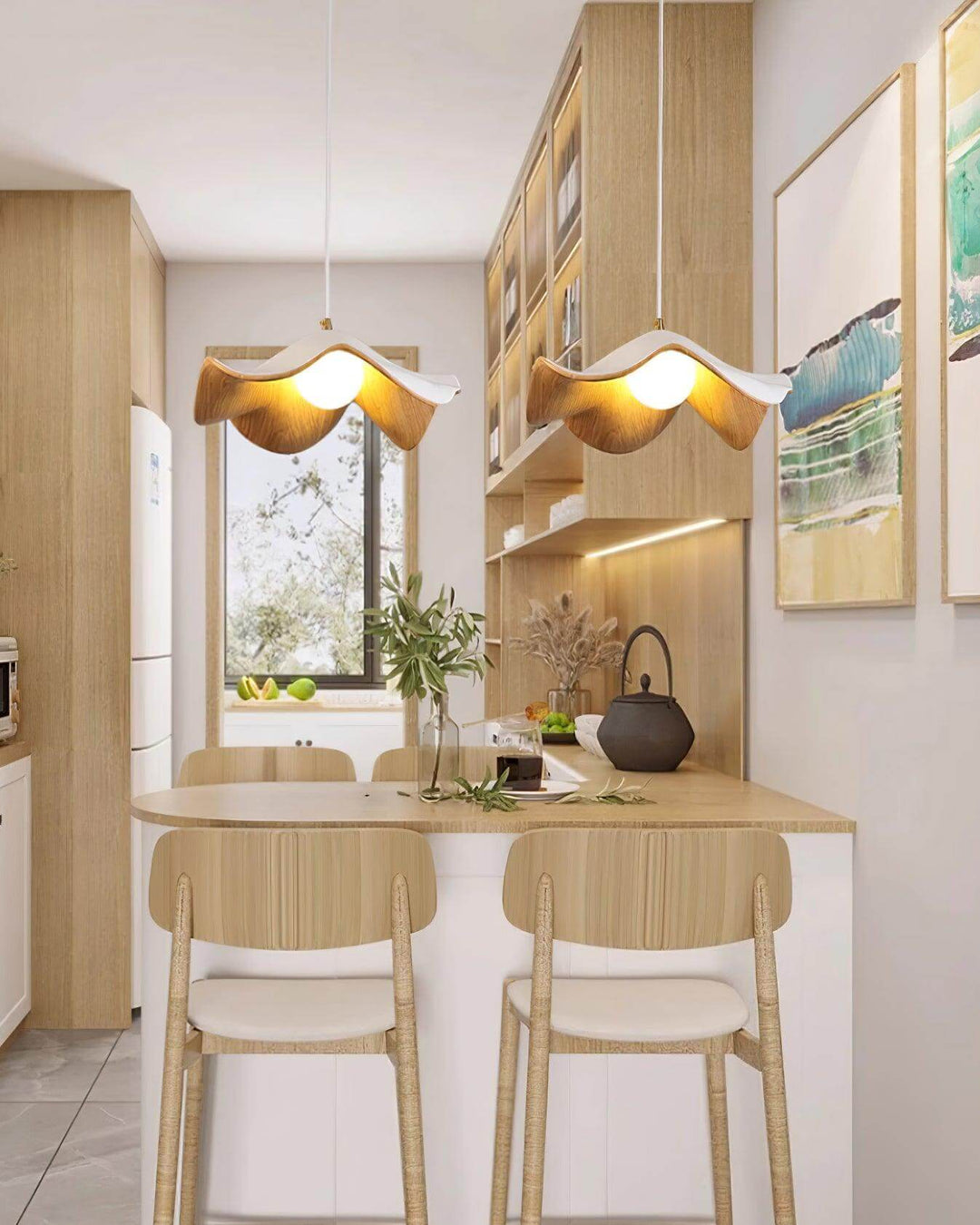 Designer Lotusblomst Pendel