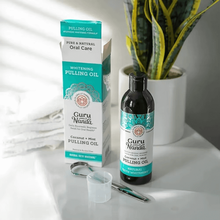 Mundolie med 7 æteriske olier og vitaminer til sund mundpleje