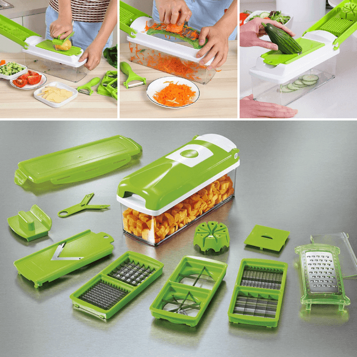 12-i-1 Multifunktionel Grøntsagsskærer