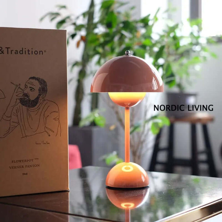Dæmpbar Svampelampe i Moderne Design til Bord